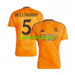 Camisolas de futebol Real Madrid BELLINGHAM 5 Equipamento Alternativa 2024/25 Manga Curta